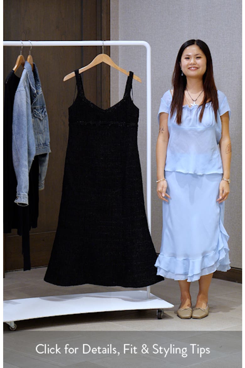 Shoshana Metallic Tweed Cocktail Dress video
