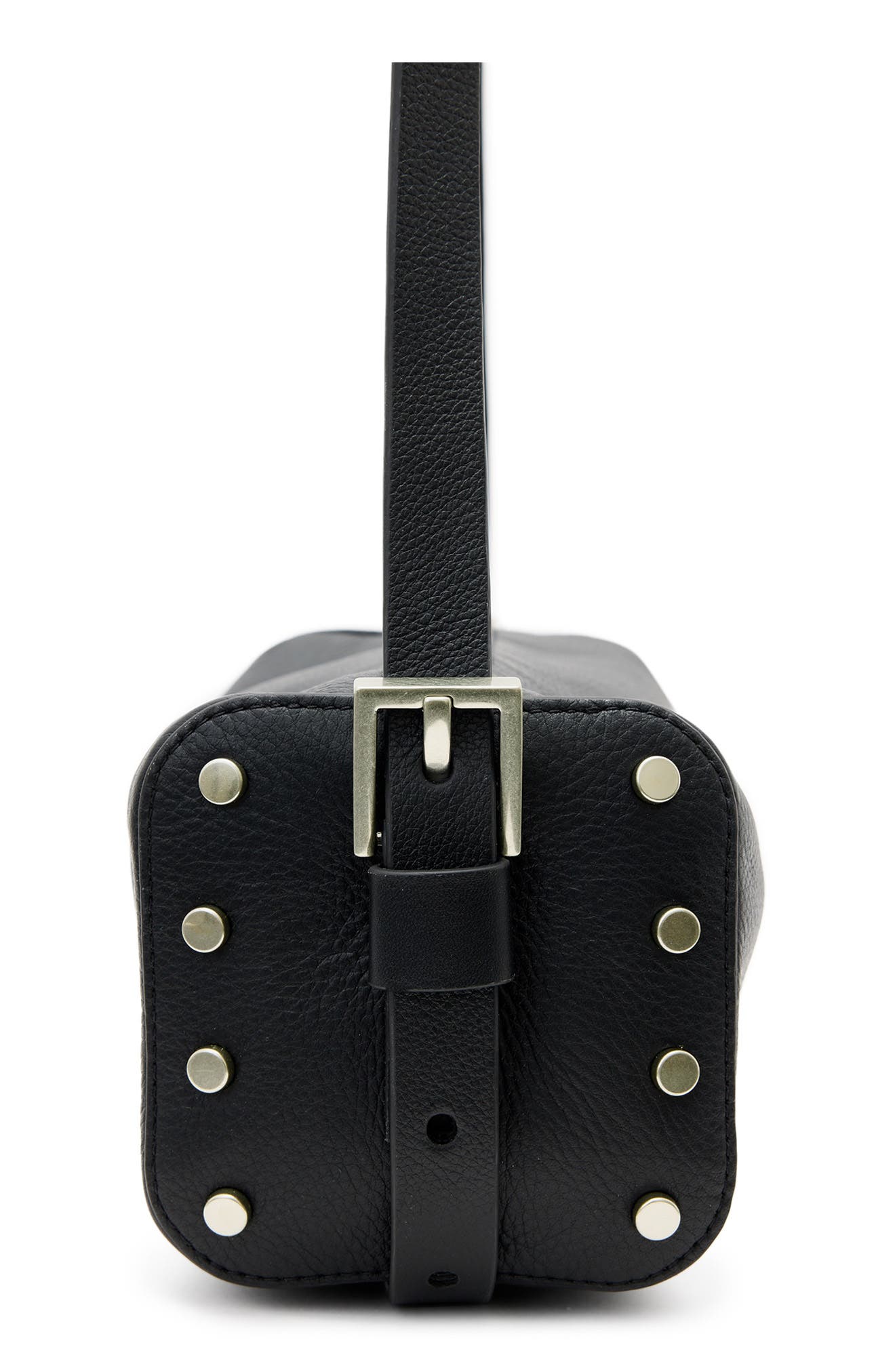 AllSaints Miro Barrel Crossbody Bag, Alternate, color, 