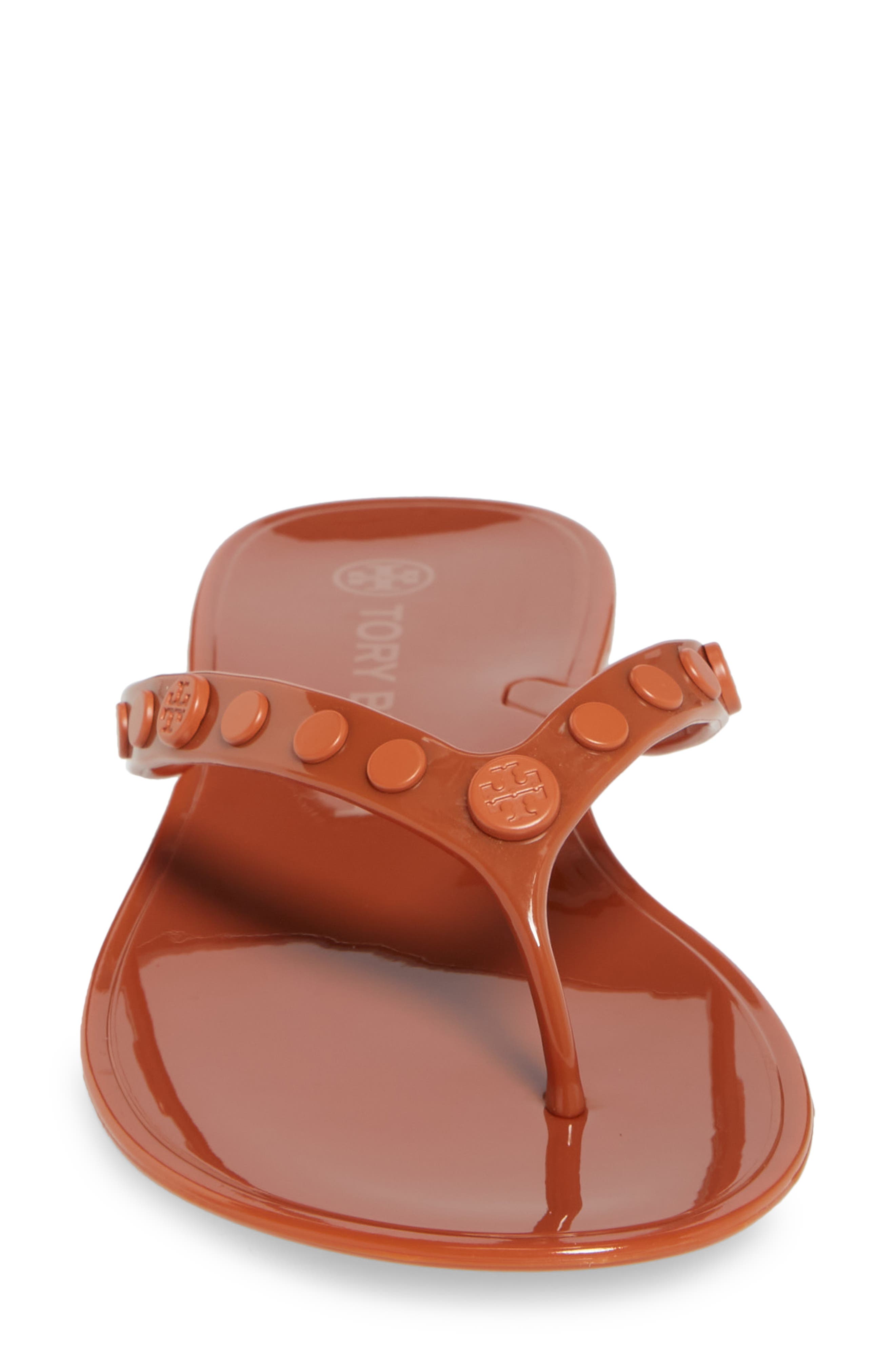 Tory Burch Studded Jelly Flip Flop, Alternate, color, 