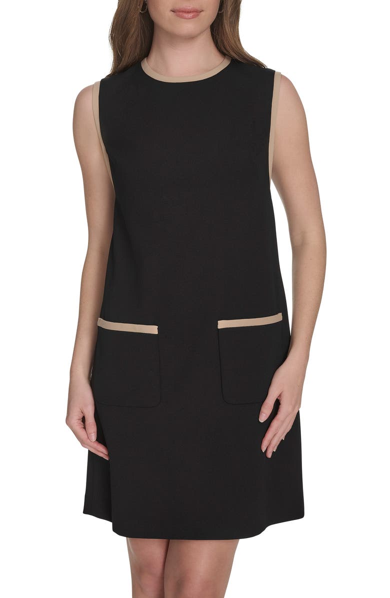 Tommy Hilfiger Sleeveless Patch Pocket Shift Dress, Alternate, color,
