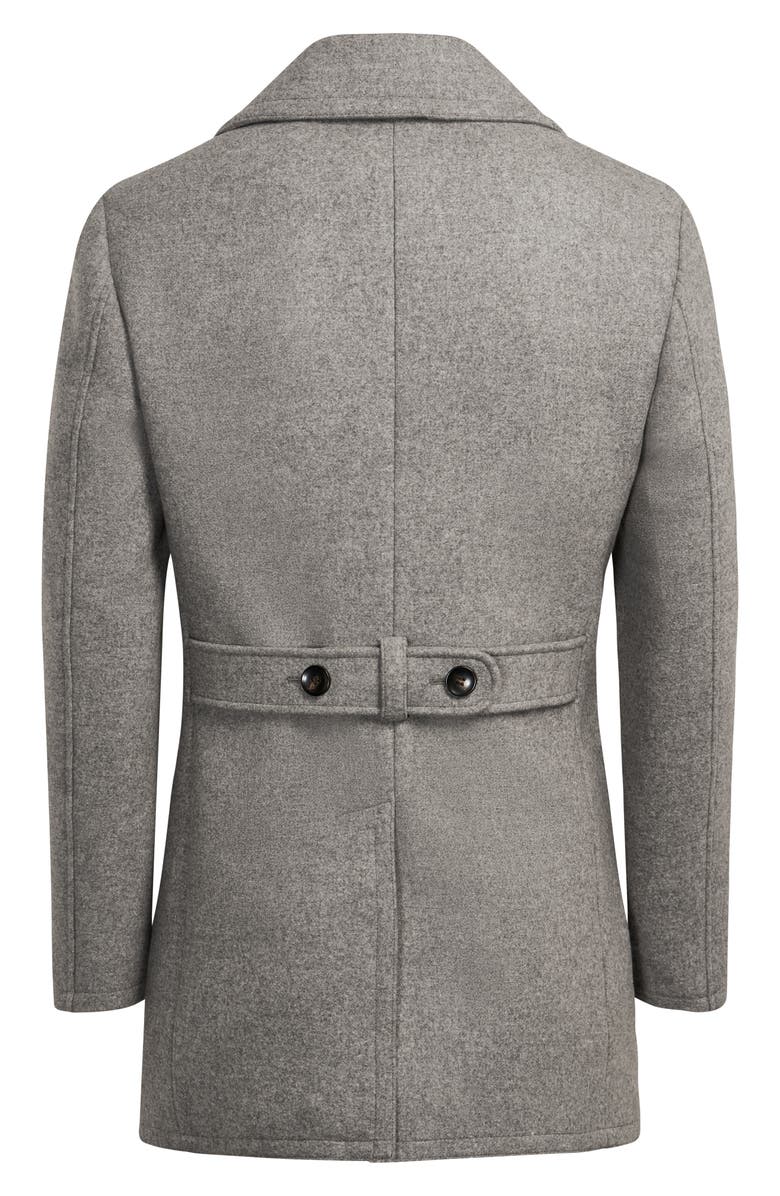 Suitsupply Double Breasted Wool Peacoat, Alternate, color, 