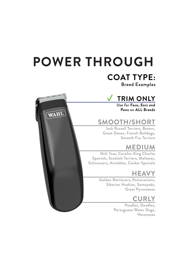 Super Pocket Pro Pet, Dog, & Cat Trimmer & Grooming Kit, Alternate, color, Black Chrome