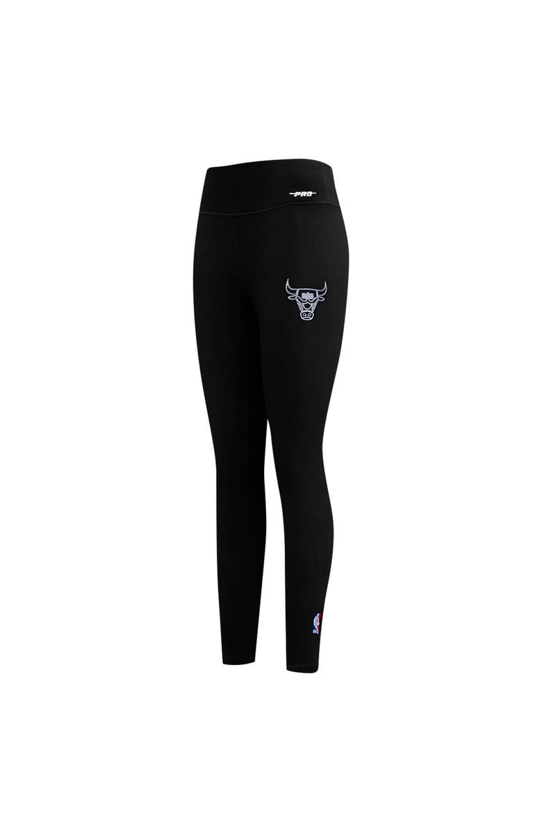 PRO STANDARD Women's Pro Standard Black Chicago Bulls Paint the City Jersey Leggings, Alternate, color, 