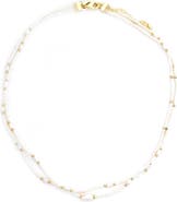 Panacea Faux Pearl & Freshwater Pearl Double Strand Necklace