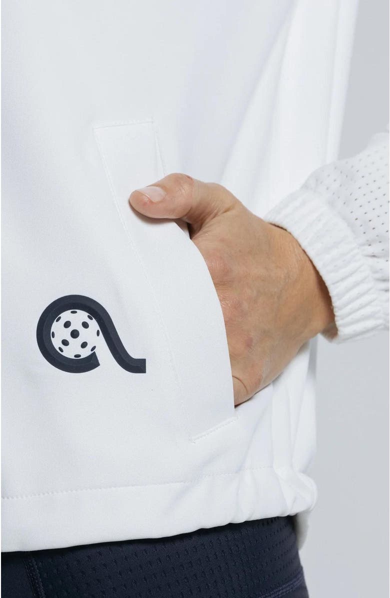 AVI Pace Pickleball Jacket, Alternate, color, White Lotus