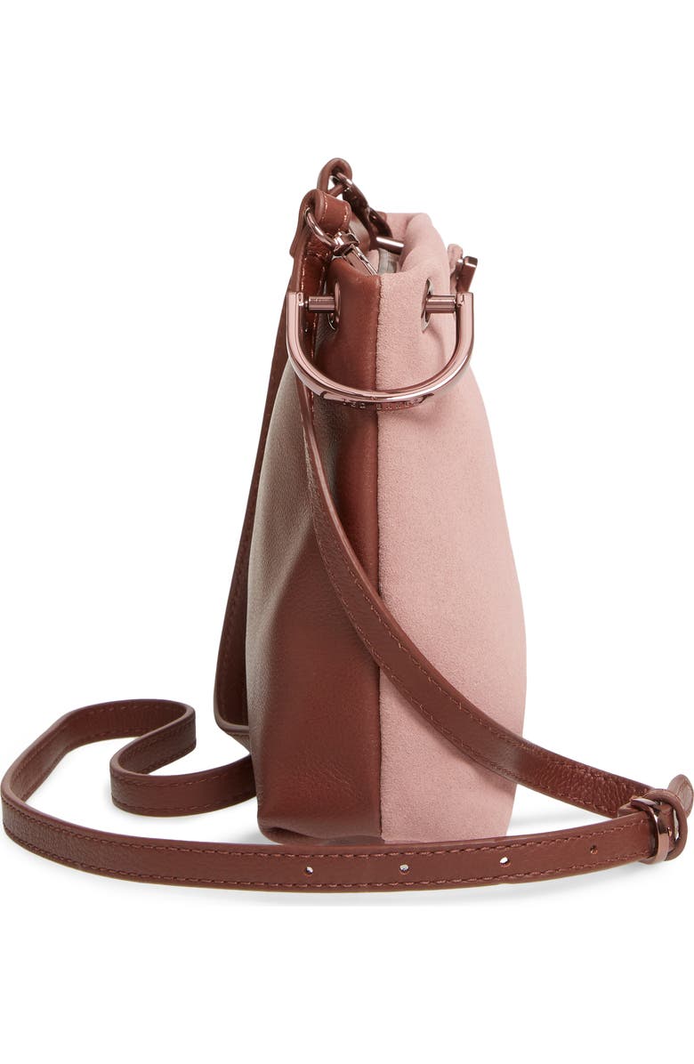 TED BAKER LONDON Demetra Tassel Leather Crossbody Bag, Alternate, color,