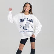 GAMEDAY COUTURE Women's Gameday Couture  White Dallas Cowboys Cheer Collection Boots Fleece Crewneck Sweatshirt