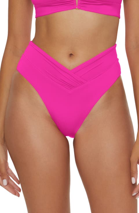 Color Code High Waist Bikini Bottoms