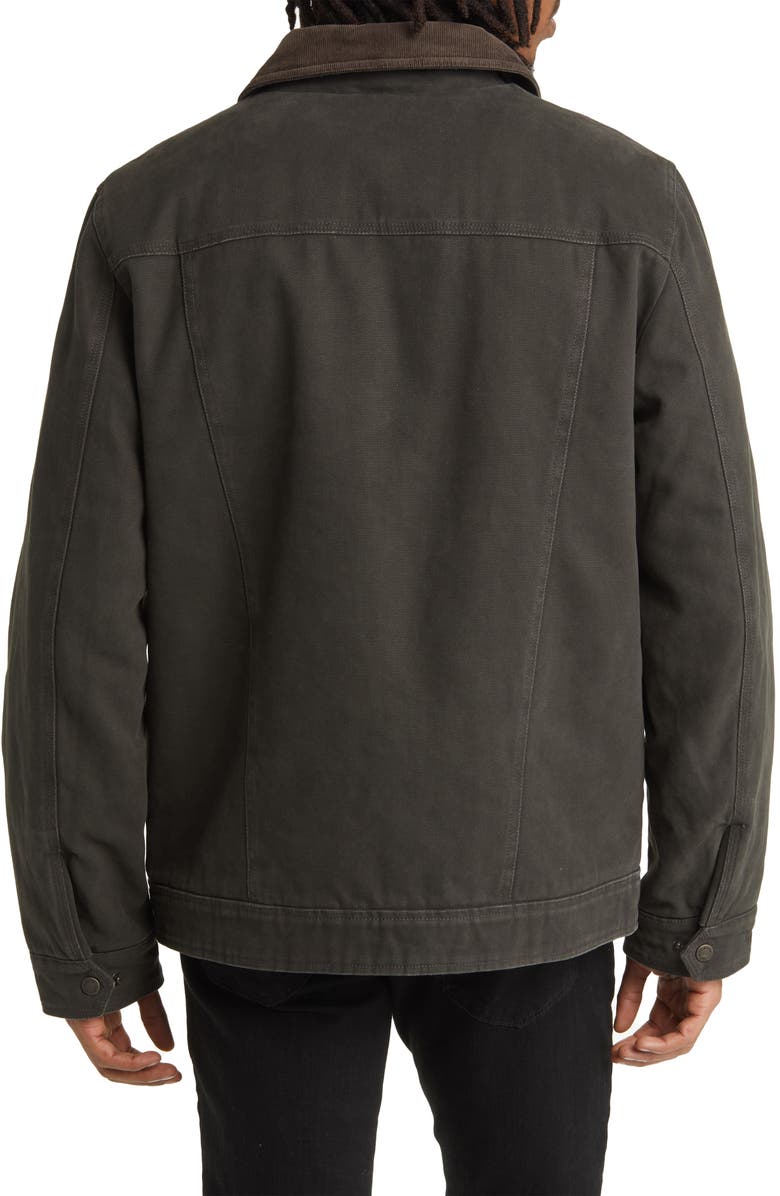 Levi's Corduroy Collar Workwear Jacket, Alternate, color, Olive