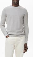 MANGO Crewneck Piqué Sweater