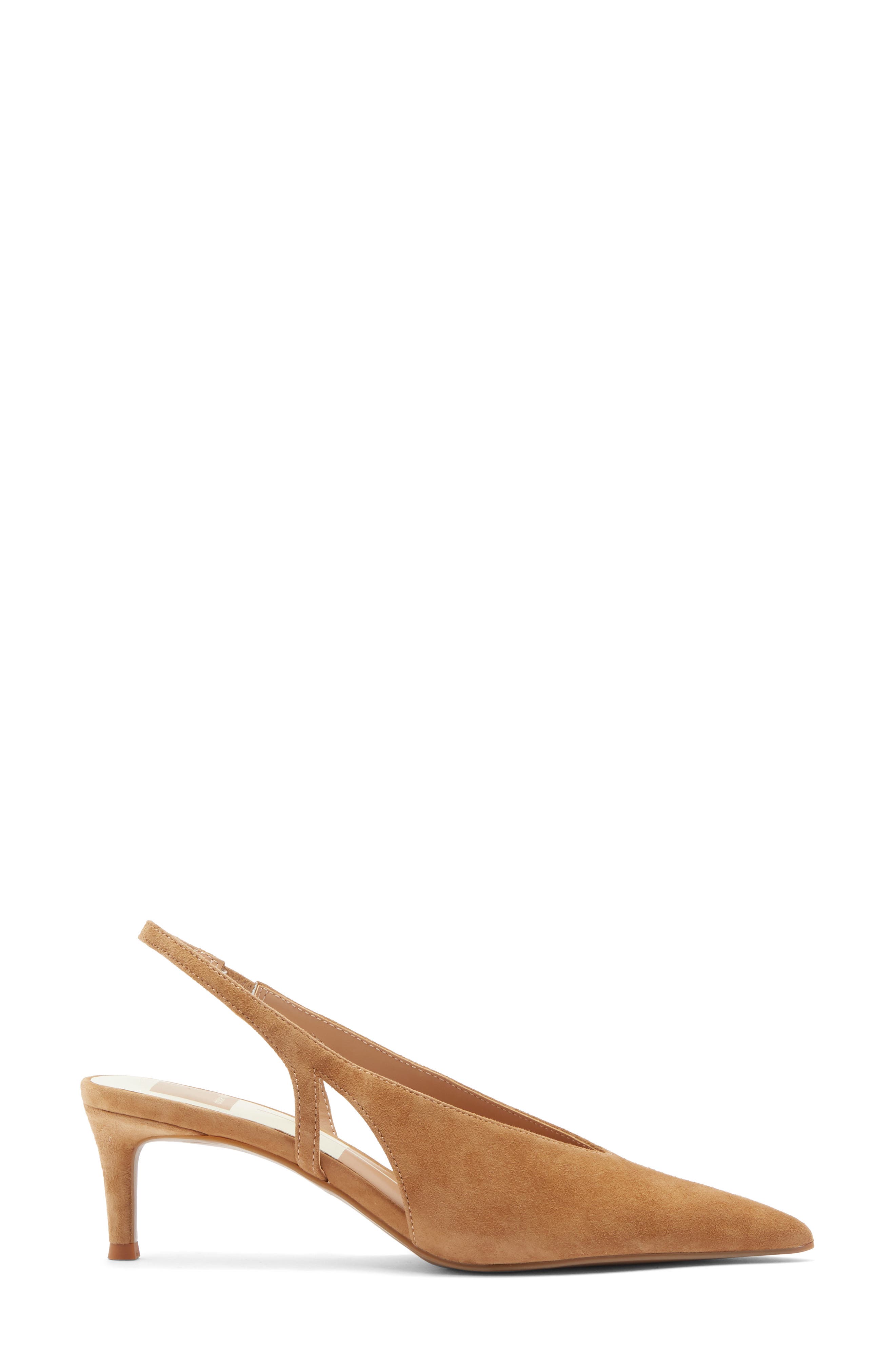 Dolce Vita Kenzie Slingback Pump, Alternate, color, Light Brown Suede