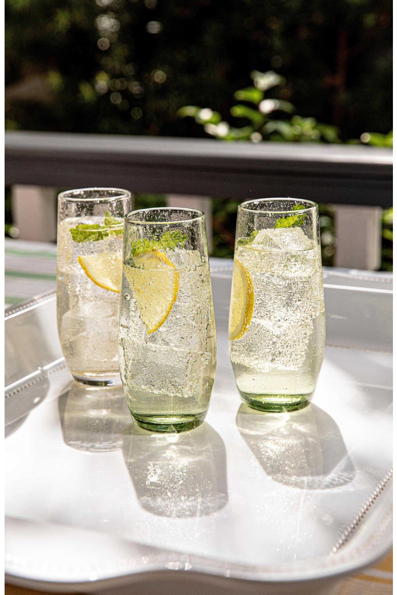 Provence Stemless Champagne Flute, Alternate, color, BASIL