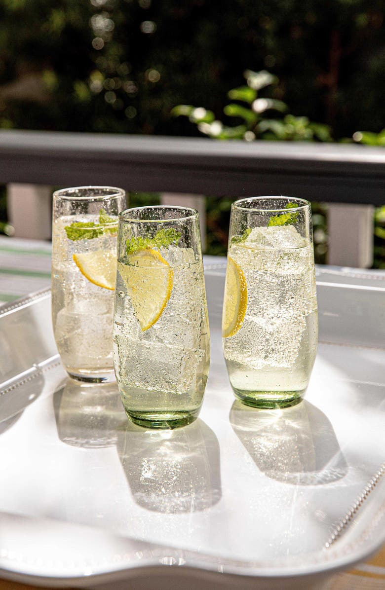 Juliska Provence Stemless Champagne Flute, Alternate, color, Basil