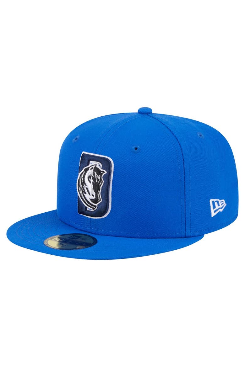 Men's New Era  Blue Dallas Mavericks Deceptor 59FIFTY Fitted Hat, Alternate, color, Blue