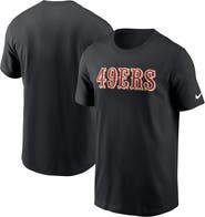 Nike Men's Nike Black San Francisco 49ers Primetime Wordmark Essential T-Shirt