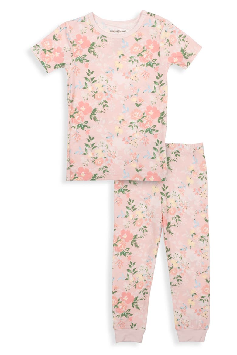 Kids' Ainslee Magnetic Pajamas, Main, color, PINK