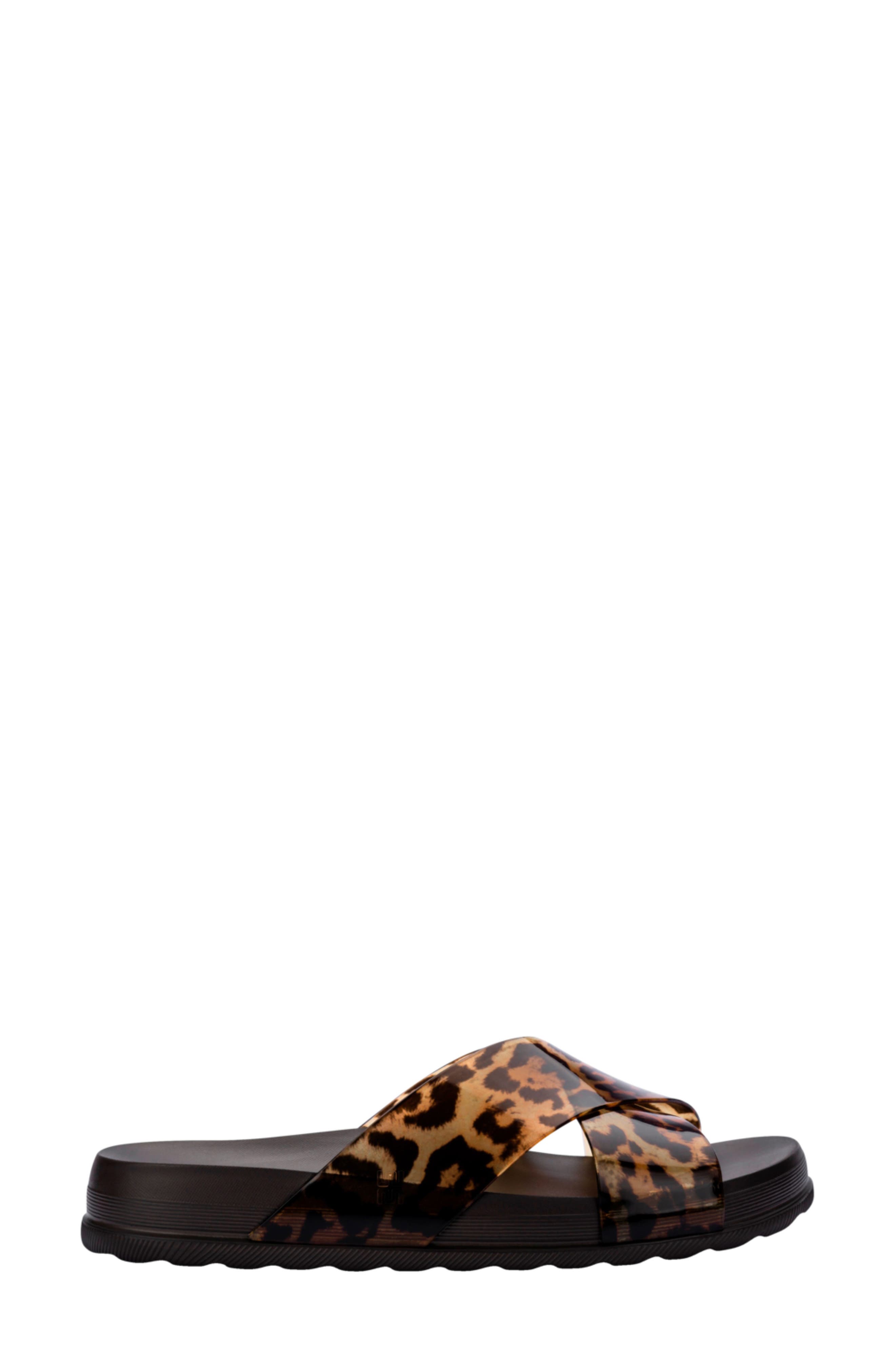 Cozy Cross Platform Slide Sandal, Alternate, color, DARK BROWN
