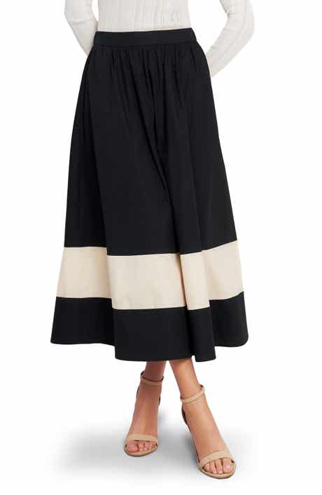 FLYING TOMATO Colorblock Cotton Skirt