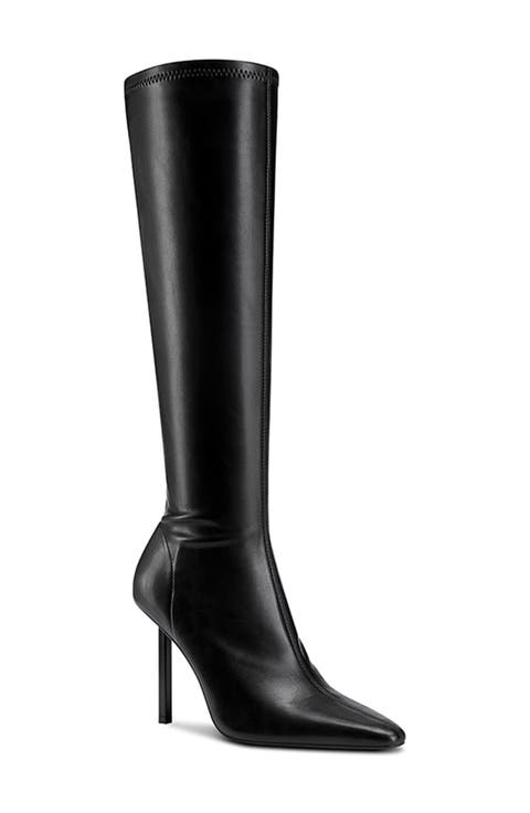 Whistler Pointed Toe Knee High Boot (Women)