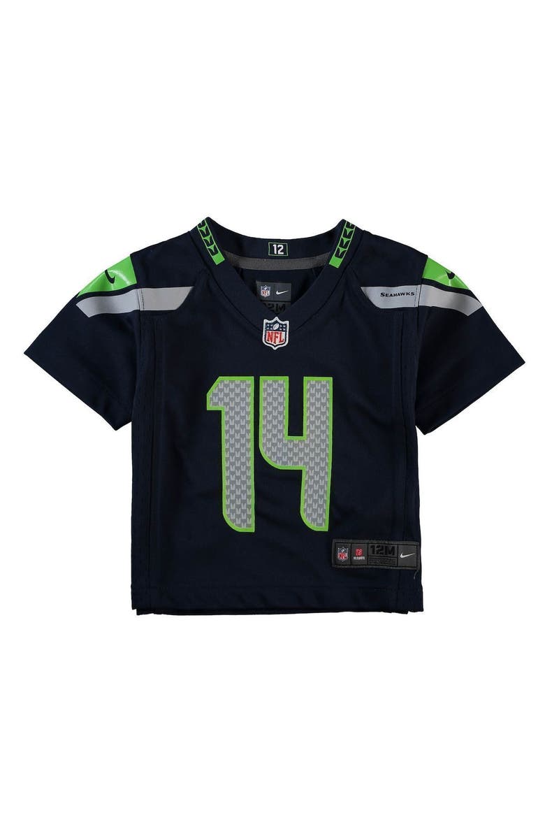 Nike Infant Nike DK Metcalf College Navy Seattle Seahawks Game Jersey, Main, color, Navy