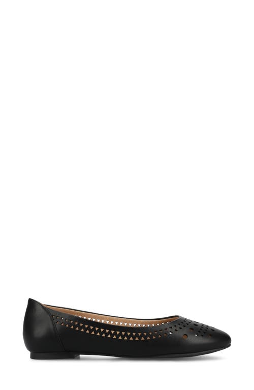 Journee Collection Kamrah Ballet Flat In Black Kamrah