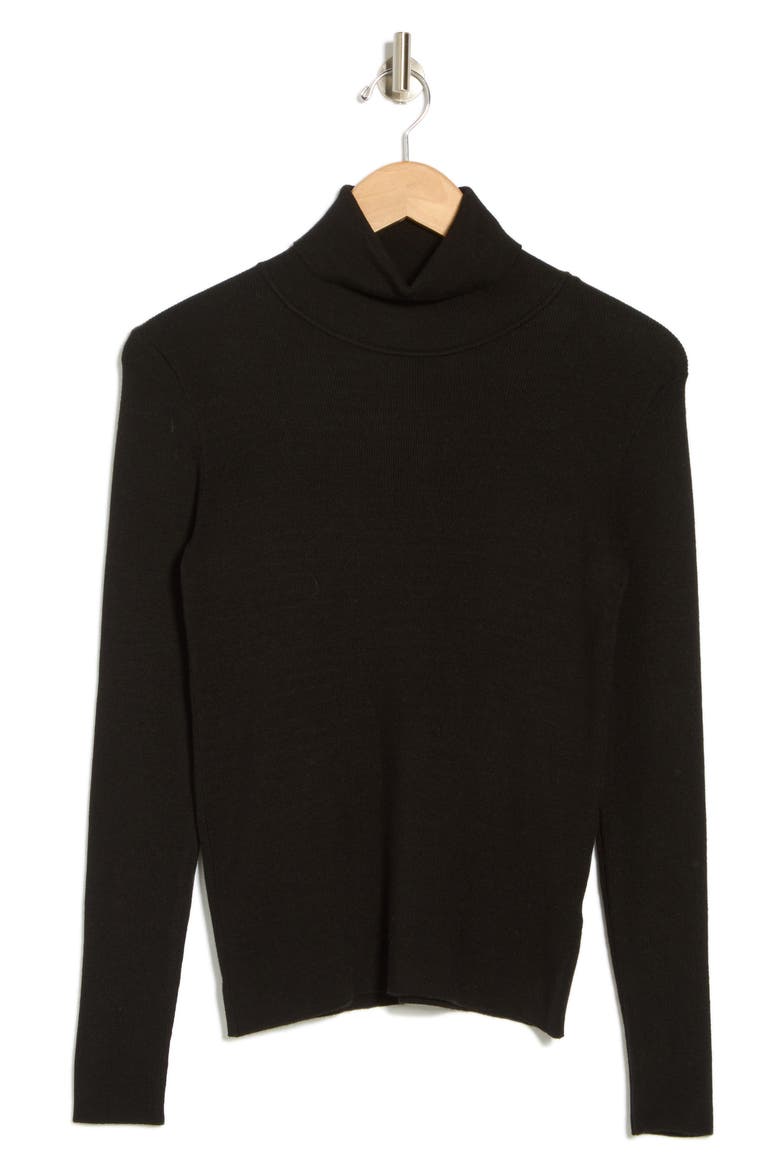 Turtleneck Sweater, Alternate, color, BLACK