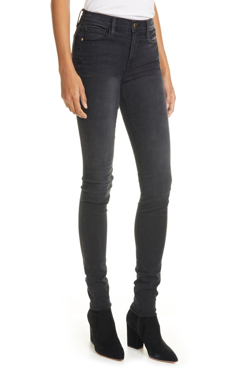 FRAME Forever Karlie Ripped Skinny Jeans, Main, color, 