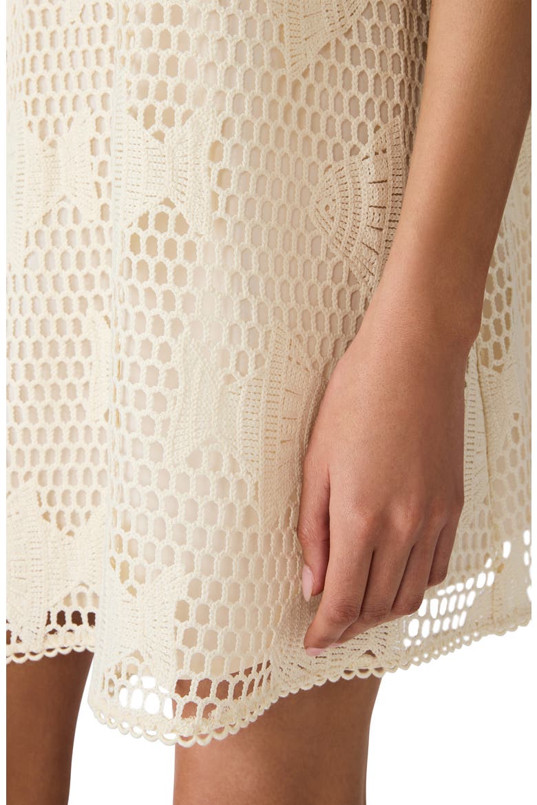 Petunia Open Stitch Sleeveless Dress, Alternate, color, IVORY