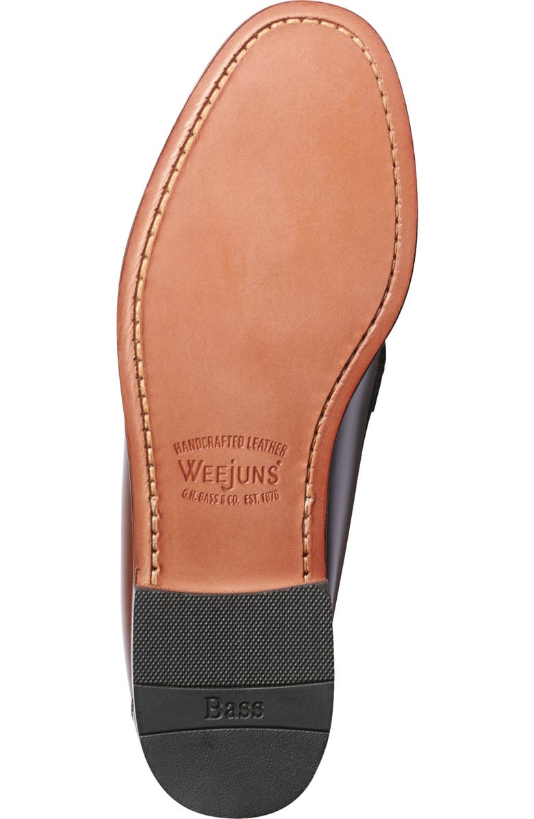 G.H.BASS Logan Leather Penny Loafer, Alternate, color, Cognac