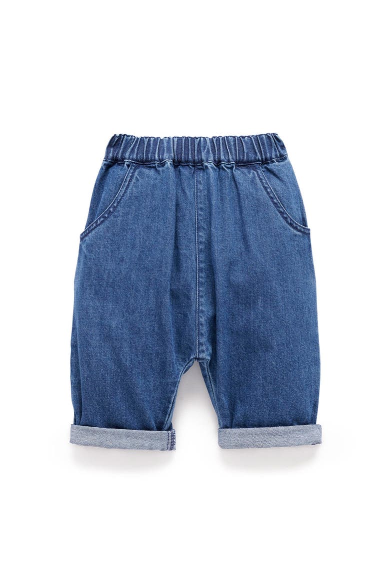 Chambray Pants, Main, color, Mid Denim