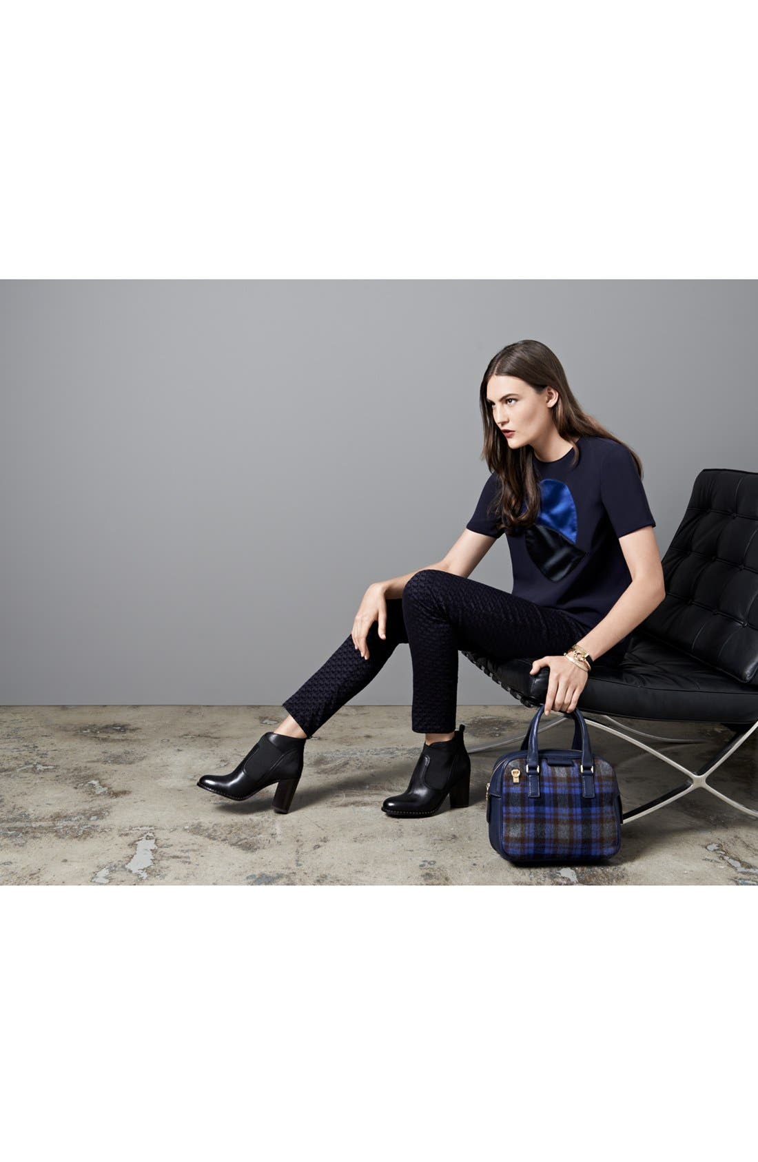MARC BY MARC JACOBS 'Clover' Satchel, Alternate, color, LETRA BLUE MULTI