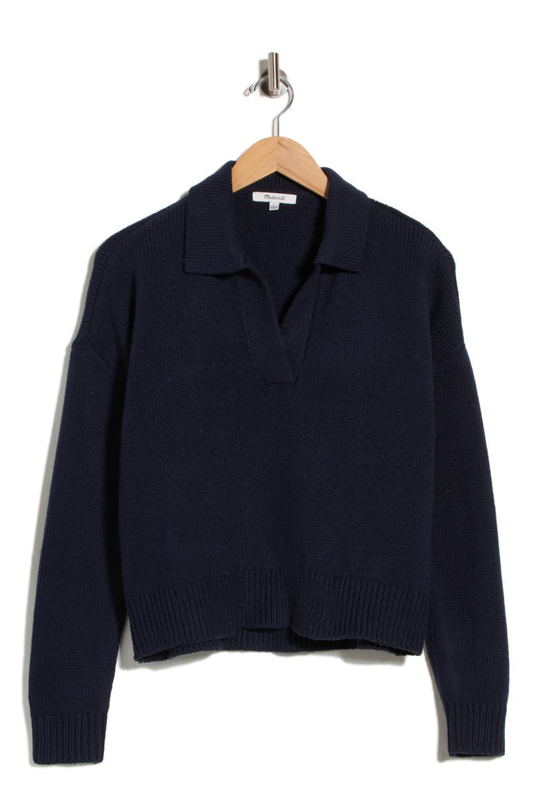 Daphne Sweater Polo, Alternate, color, DEEP INDIGO