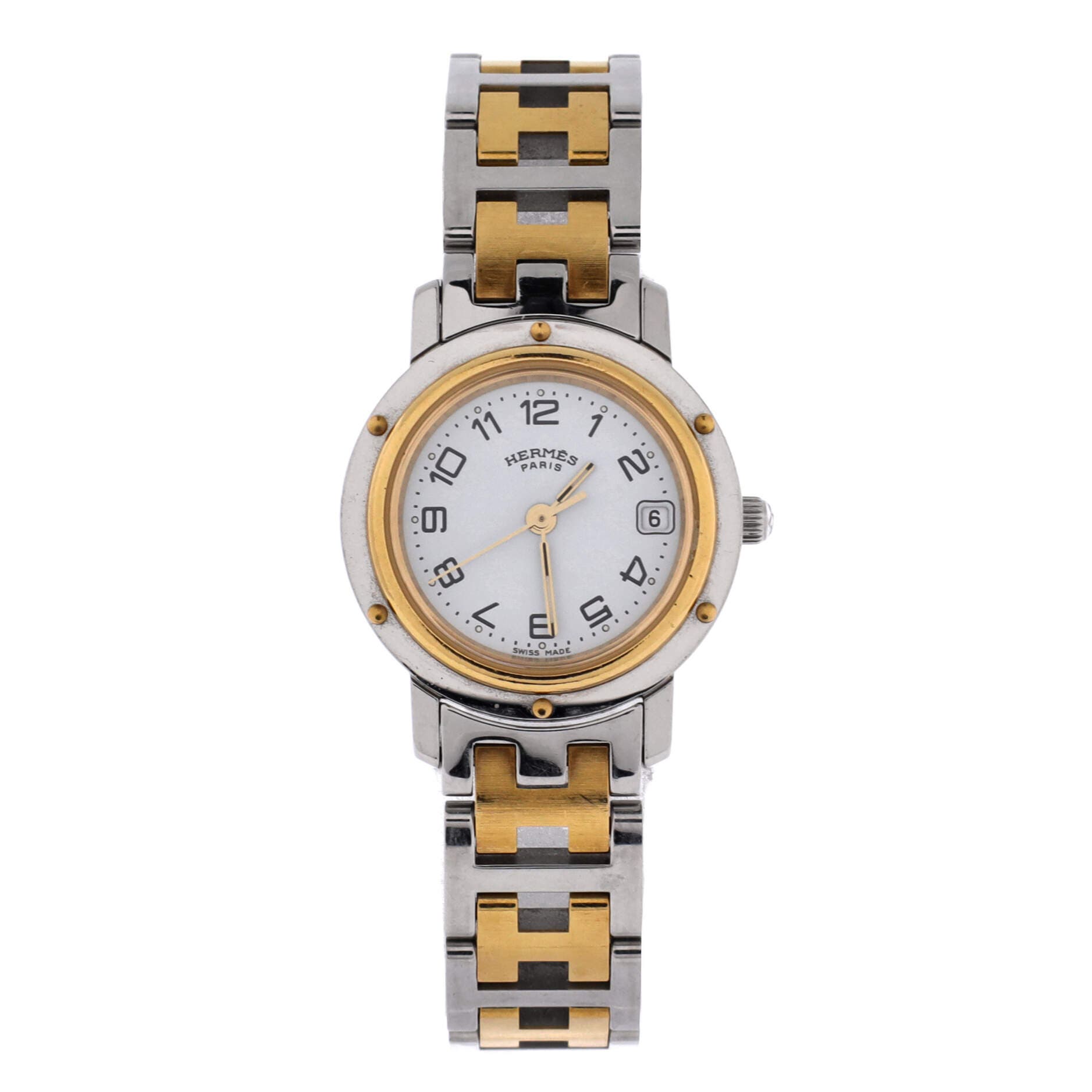 Clipper Quartz Watch Stainless Steel with Plated Metal 24, Main, color, Metallic Gold