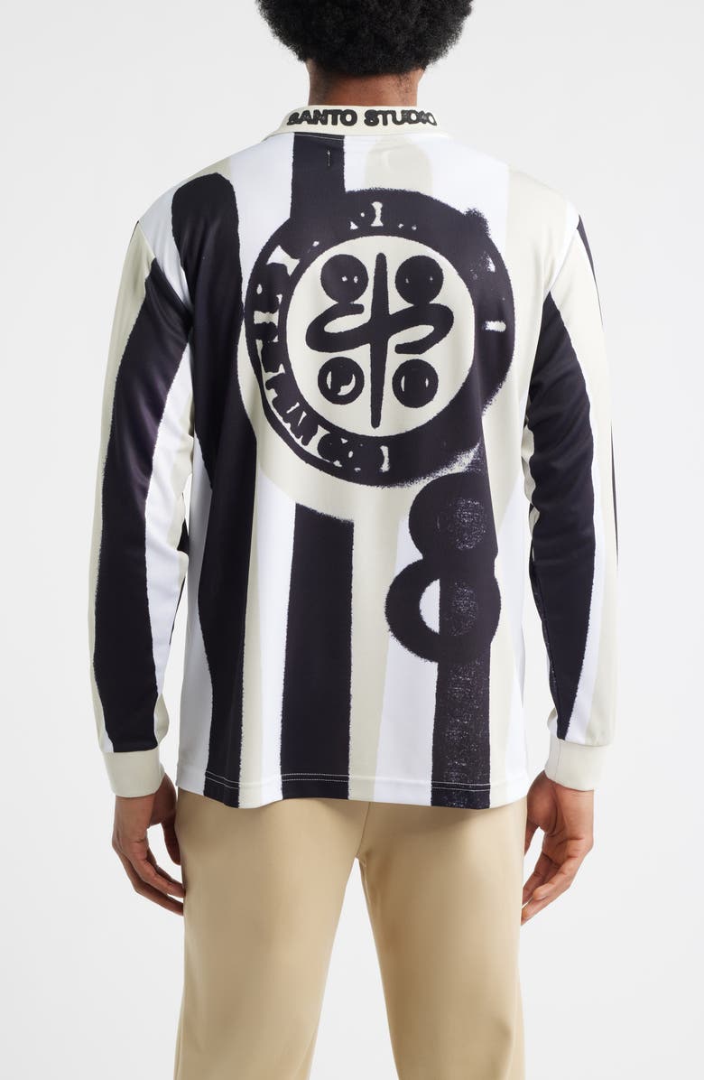 SANTO STUDIO Team Long Sleeve Club Jersey, Alternate, color, Black