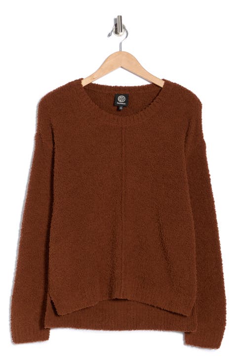Silky Plush Step Hem Sweater