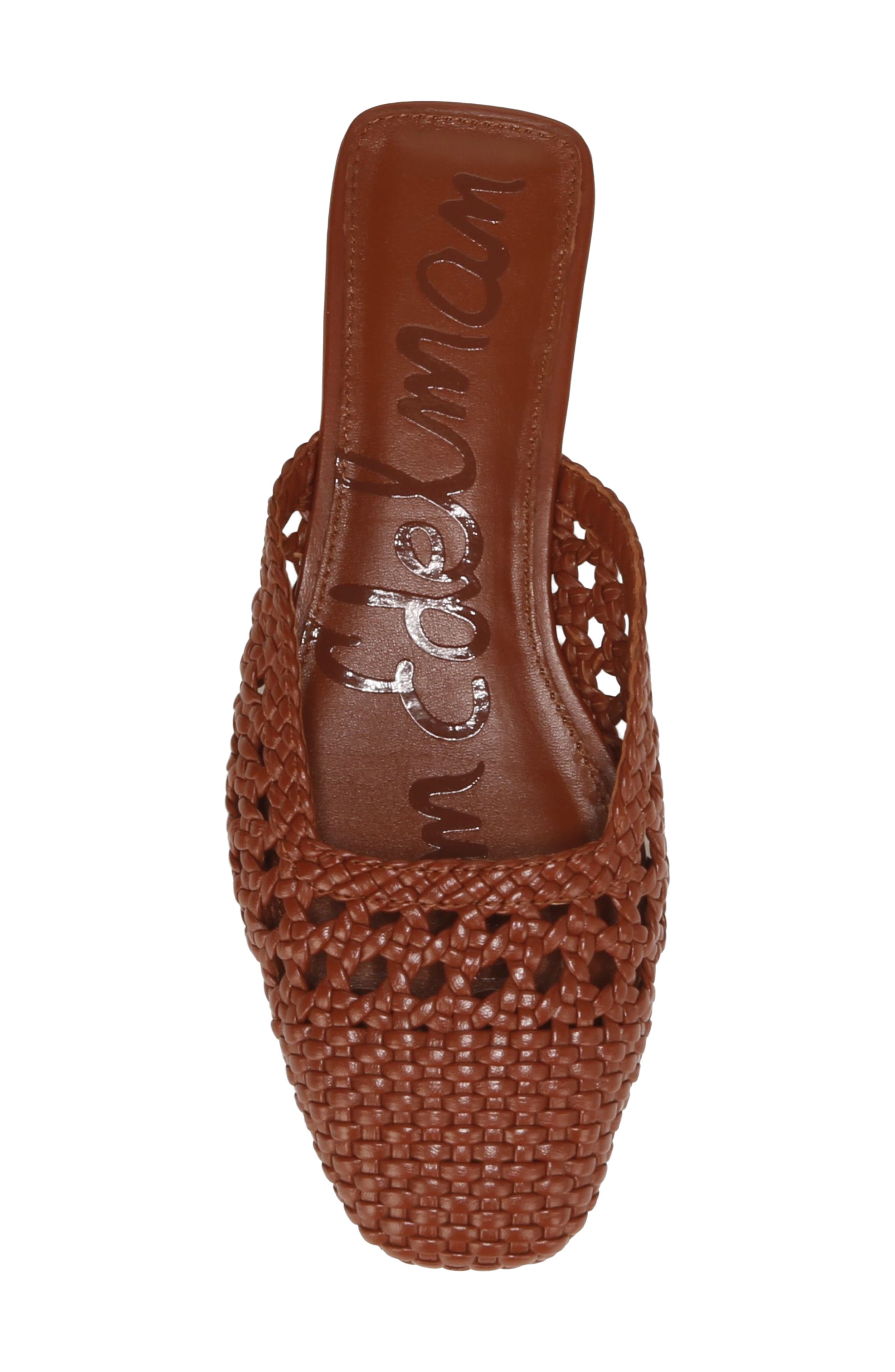 Nola Woven Mule, Alternate, color, BRANDY