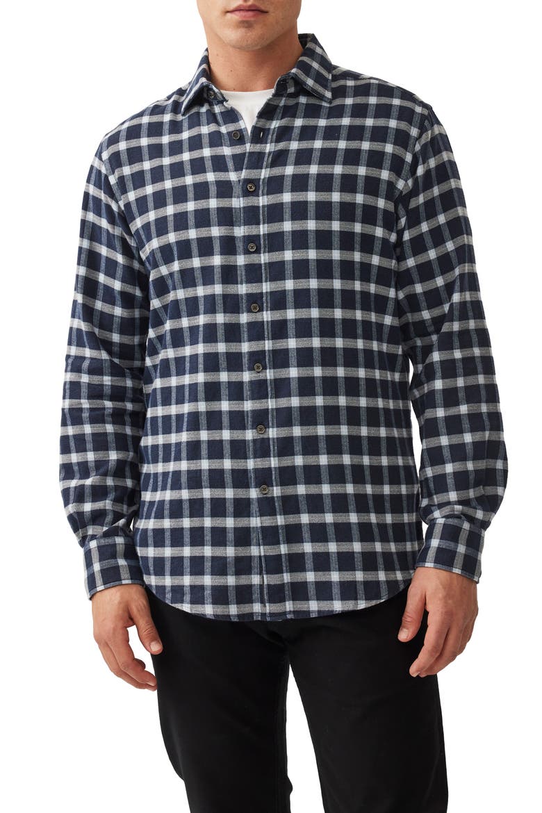 McLaren Falls Button-Up Shirt, Main, color, ECLIPSE