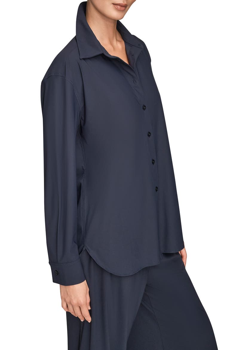 Front Button Shirt, Alternate, color, NIGHTFALL