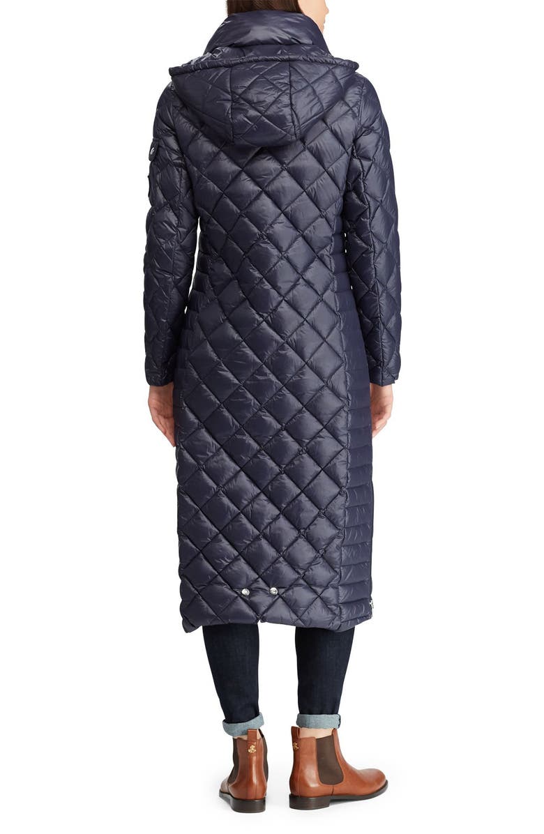 Lauren Ralph Lauren Packable Quilted Down Coat, Alternate, color, 