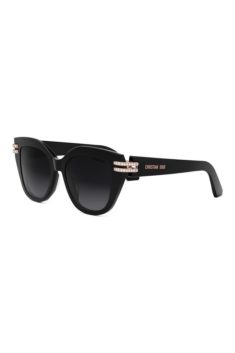 CDior B4I Butterfly Sunglasses, Alternate, color, SBLK/SMKG