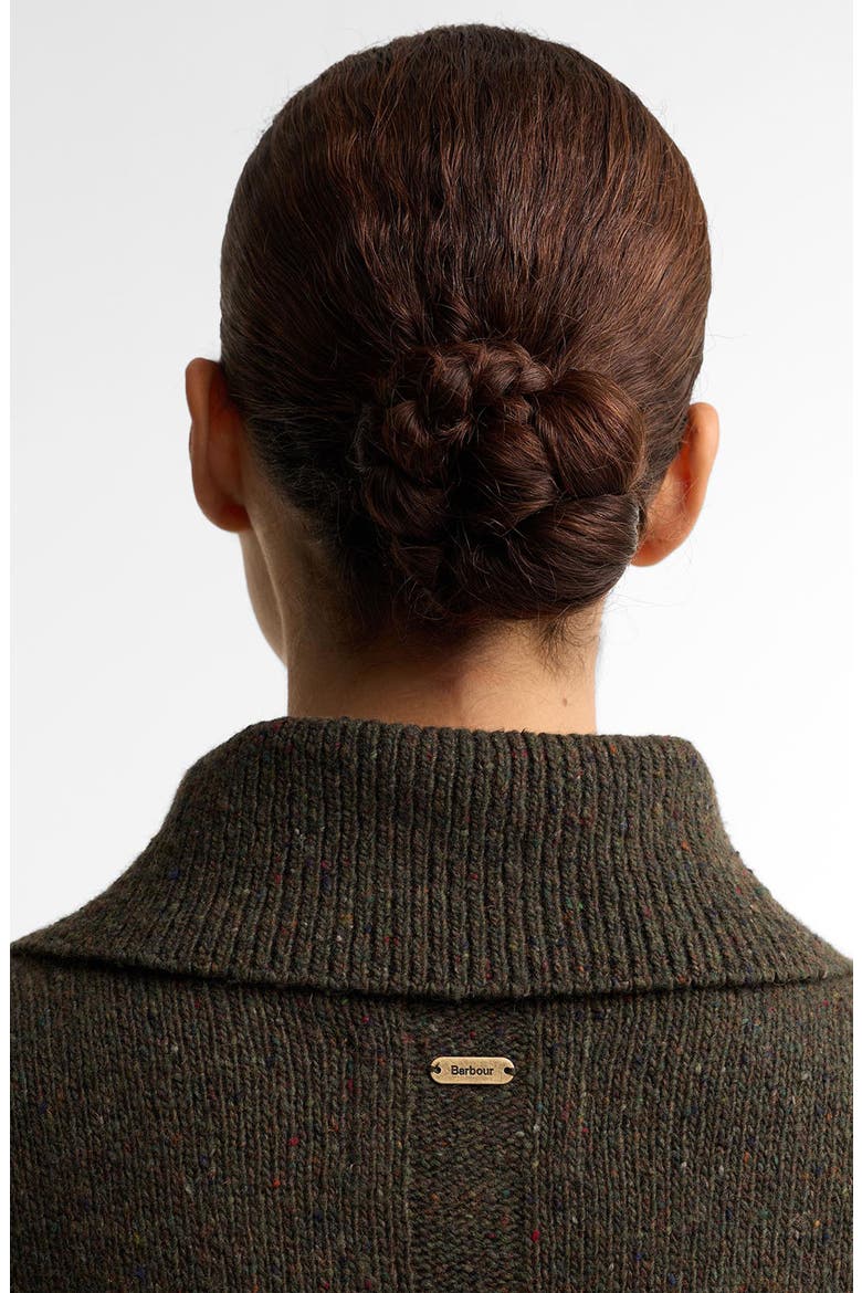 Lavensdale Wool Blend Half-Zip Sweater, Alternate, color, OLIVE