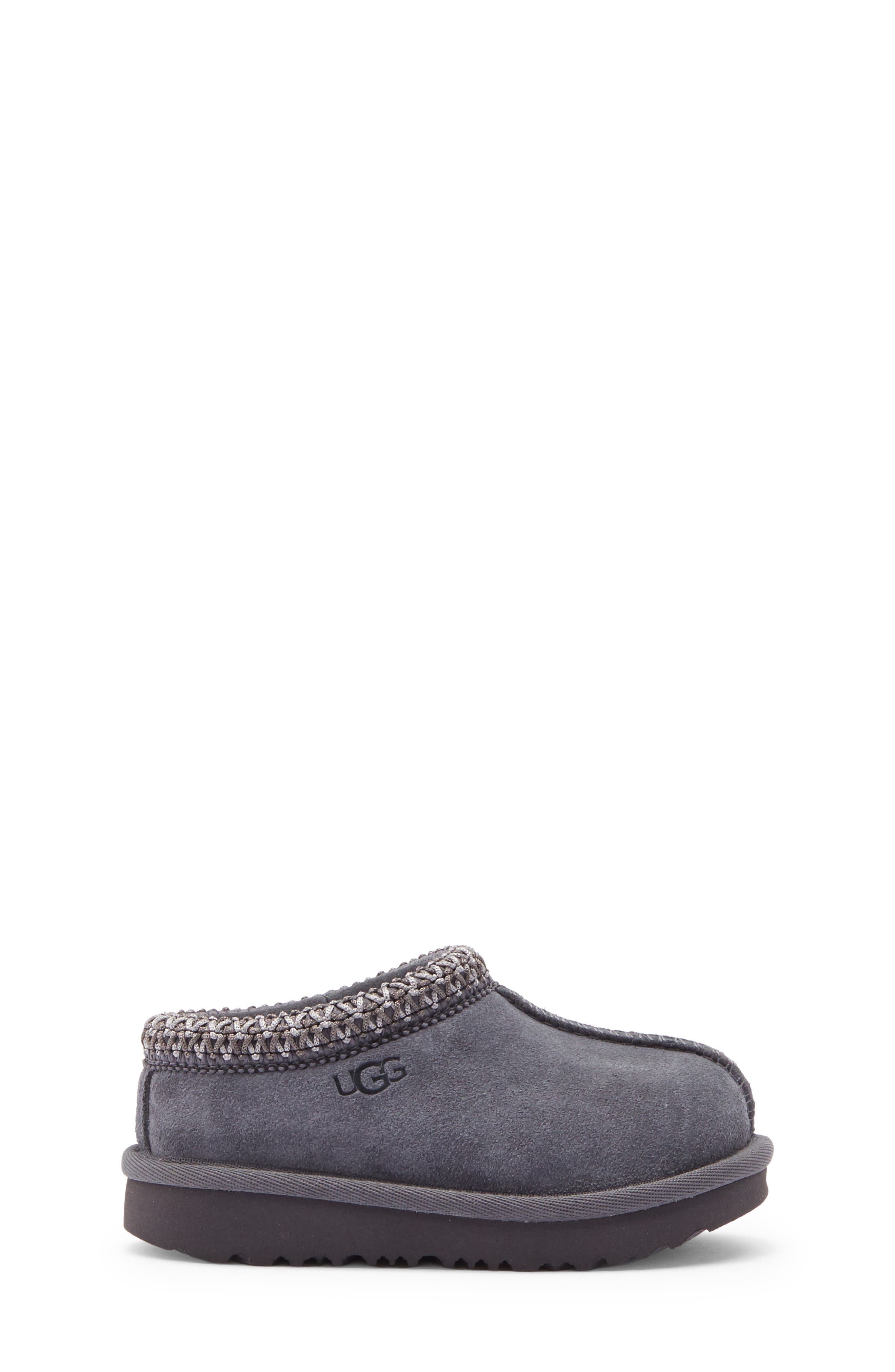 UGG<sup>®</sup> Kids' Tasman II Water Resistant Slipper, Alternate, color, Obsidian