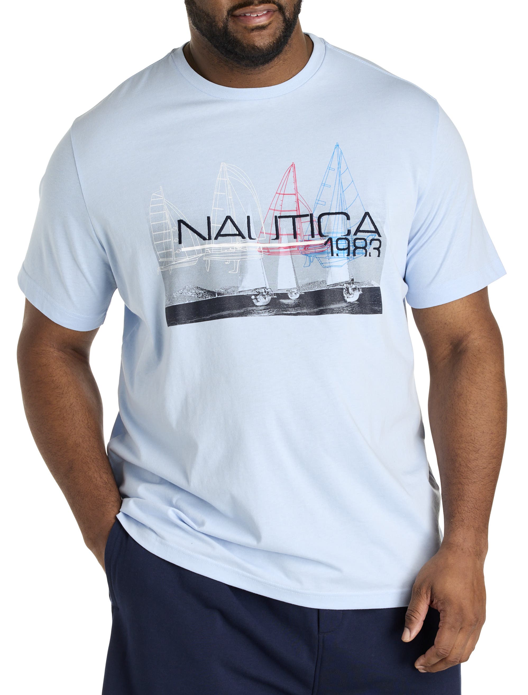Big & Tall 1983 Sailing Graphic Tee
