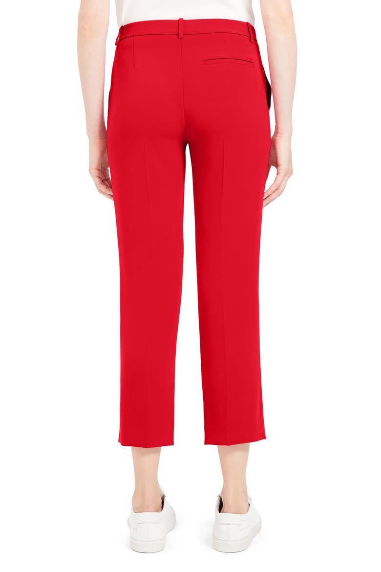 Tailored Ankle Trousers, Alternate, color, GERANIUM