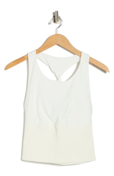 Carpe Diem Racerback Crop Jersey & Rib Camisole