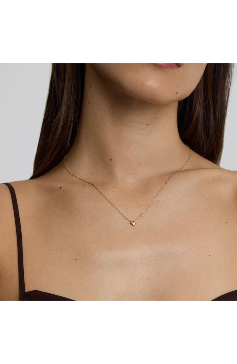 D.LOUISE Mini Heart Pendant Necklace, Alternate, color, Gold