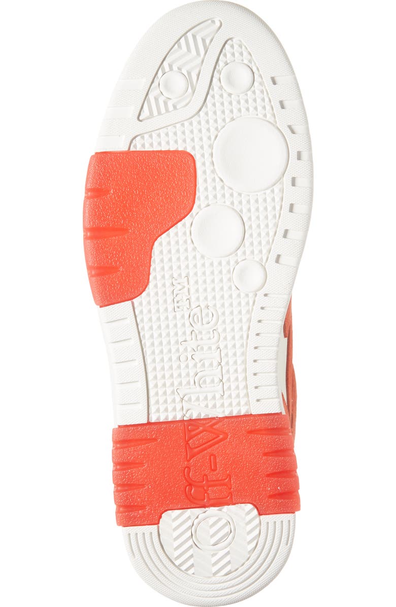 Off-White Out of Office Low Top Sneaker, Alternate, color, Brick Red - White