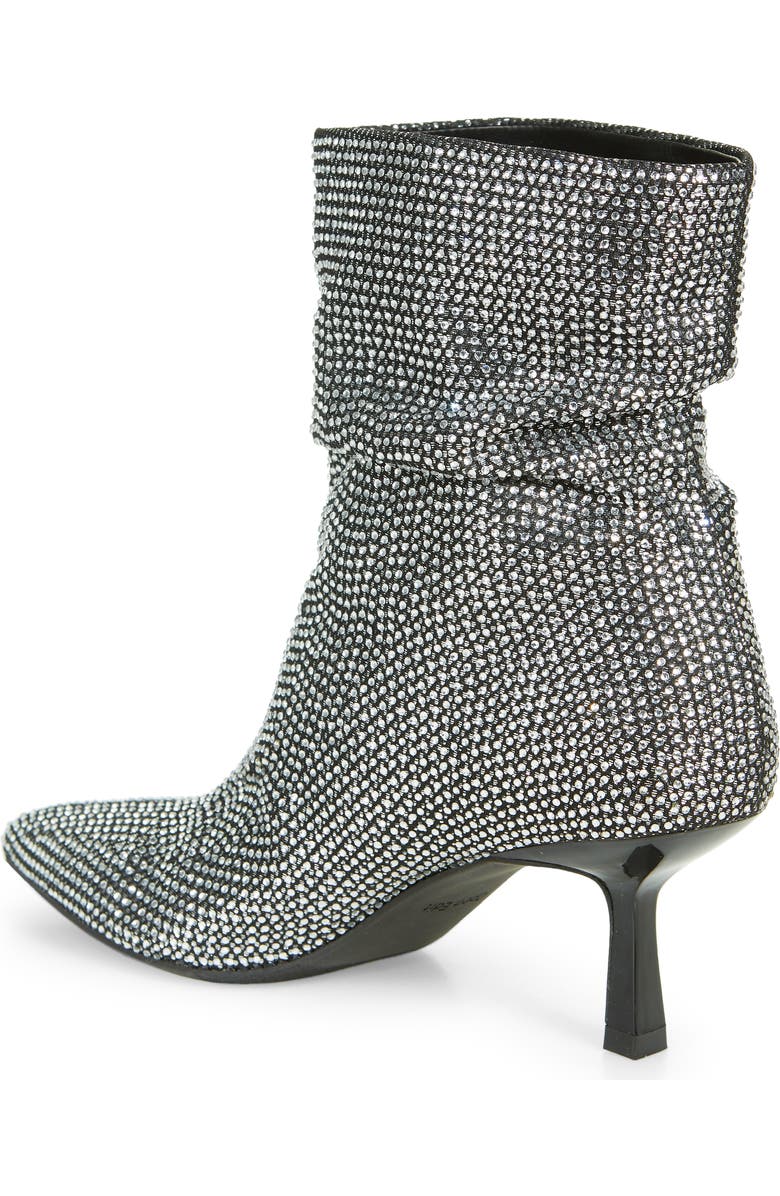Open Edit Tilly Crystal Embellished Bootie, Alternate, color, Silver