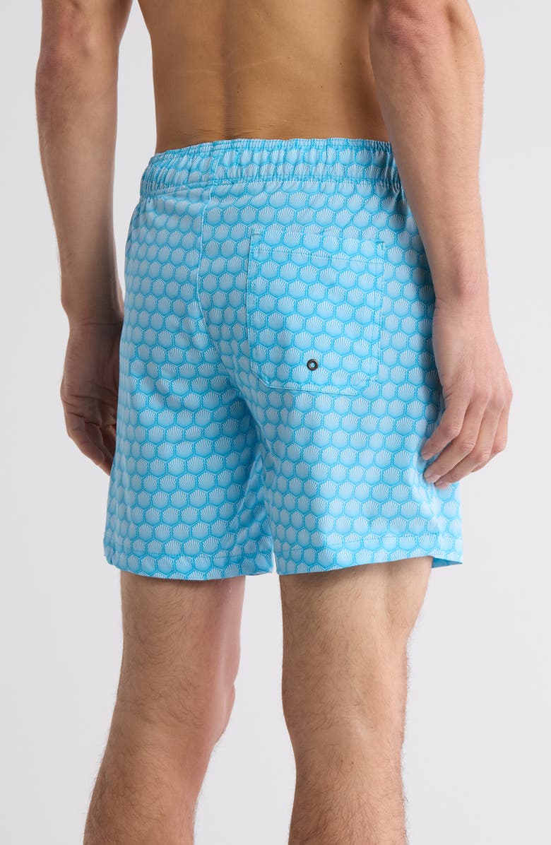 BEACH BROS Hexagon Ray Swim Trunks, Alternate, color,