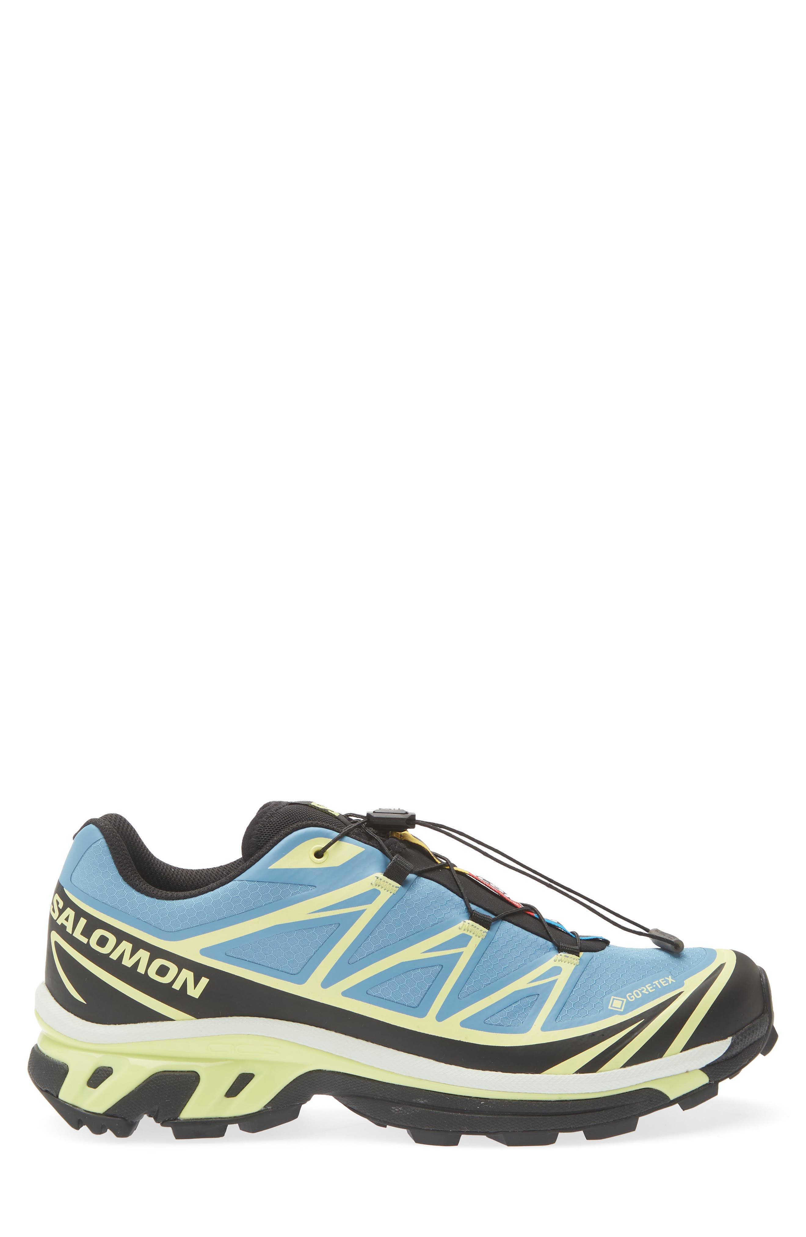 Salomon XT-6 Gore-Tex<sup>®</sup> Waterproof Sneaker, Alternate, color, Niagara/ Sunny Lime/ Black
